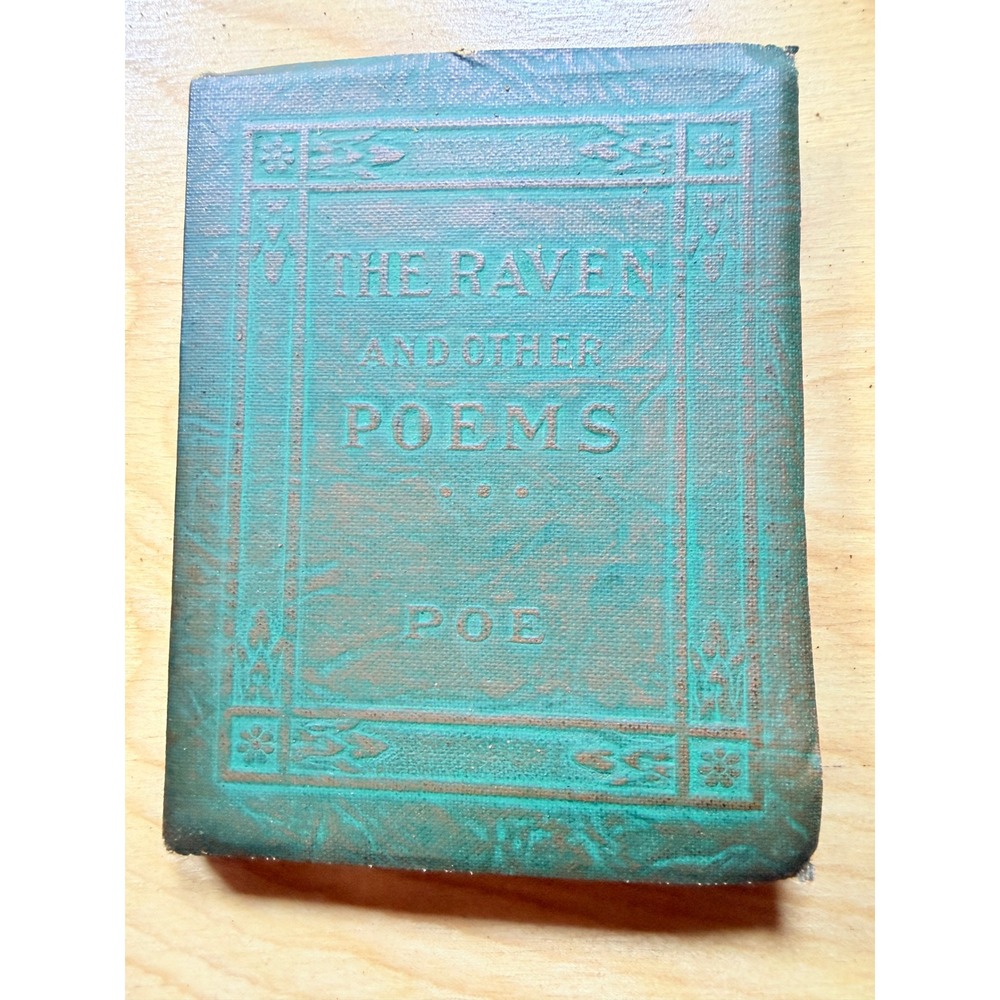 Edgar Allan Poe The Raven and Other Poems Little Leather Library Antique Book